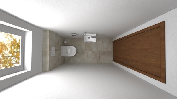 Podkrovní P1 - Koupelna, WC 1. NP, varianta 1, obrázek 8