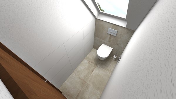 Podkrovní P1 - Koupelna, WC 2. NP, varianta 1, obrázek 8